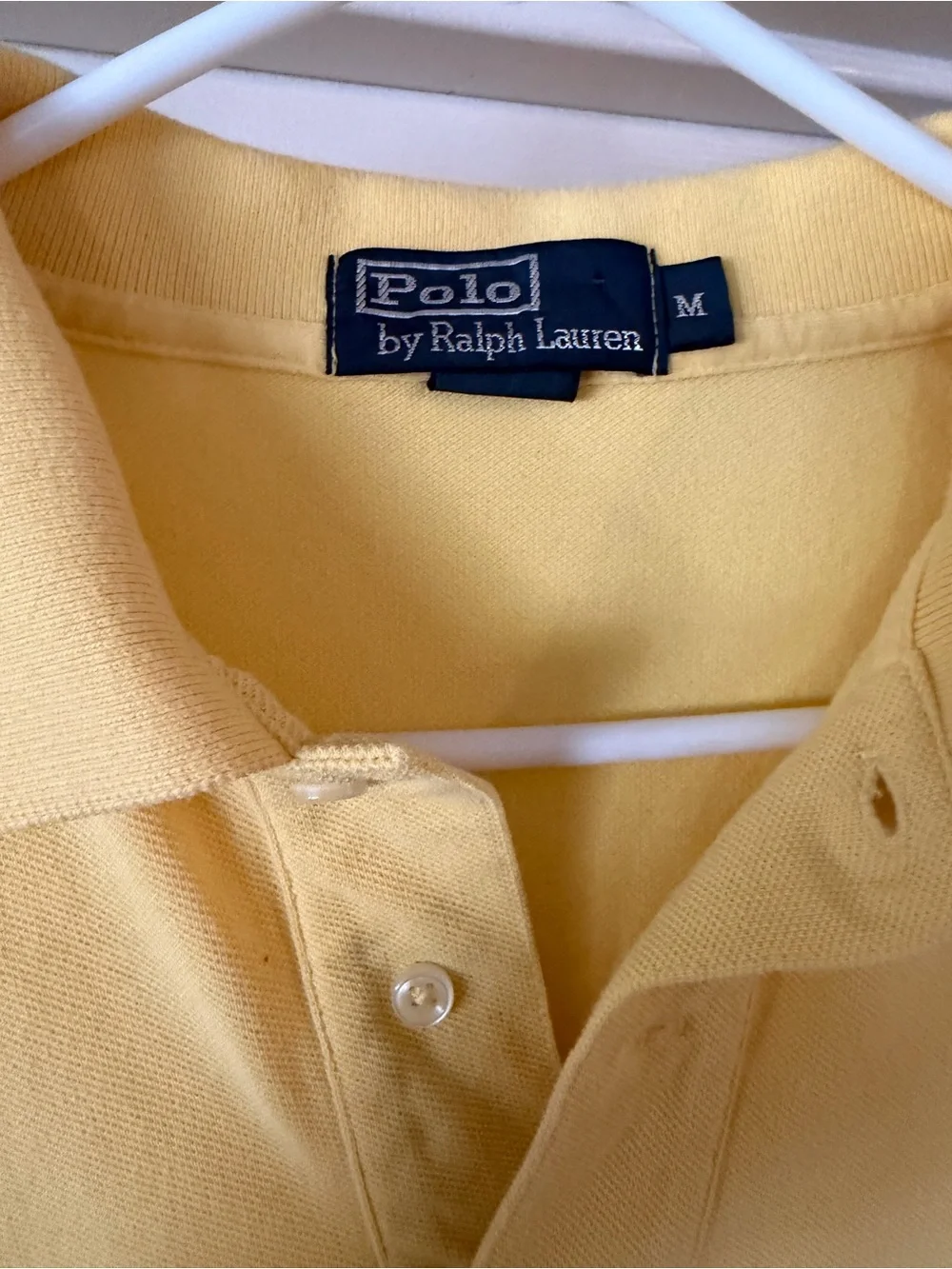 Ralph Lauren Bright Yellow Polo with Red Pony